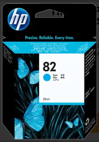 Tinta HP 82 C4911A Cyan