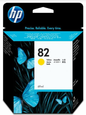 Tinta HP 82 C4913A yellow