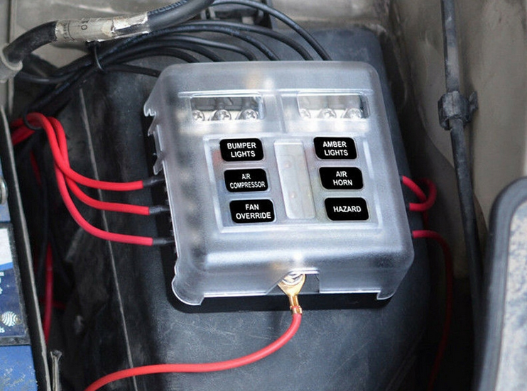 Kutija za osigurače sa vijcima i LED indikatorima