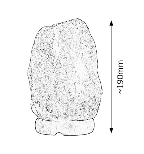 Stolna lampa od himalajske soli E14 15W
