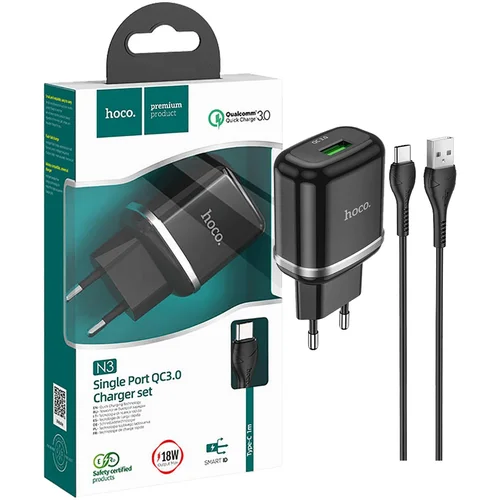Punjač i kabal HOCO N3 VIGOUR USB-C 18W