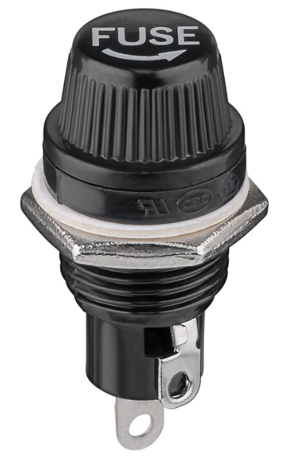 Nosač osigurača 5x20mm 10A 250V 16mm