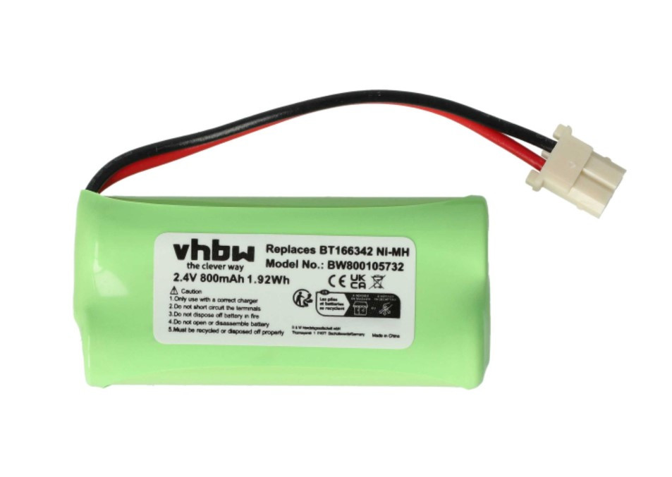 Baterija za baby monitor V-TECH DM221 DM222 2.4V 800mAh