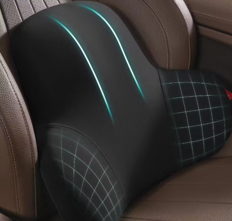 Lumbalni auto jastuk za leđa od memorijske pjene NIRA crni