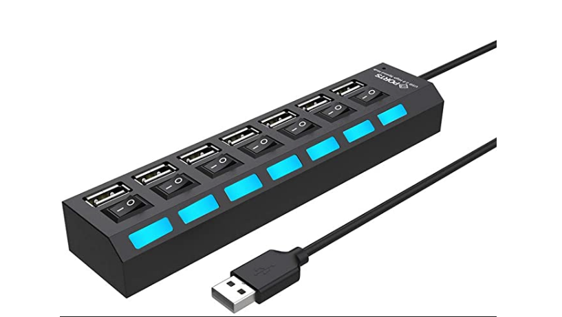 USB HUB sa prekidačima 7u1