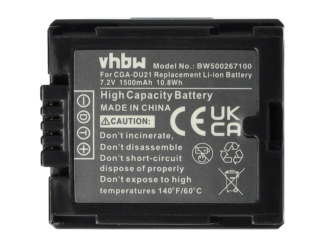 Baterija za video kameru PANASONIC CGA-DU21 7,2V 1500mAh