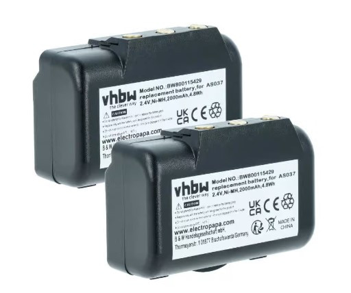 Baterija za kran IMET AS037 2.4V 2000mAh 2.4V SET 2/1