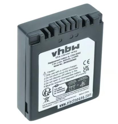 Baterija za kameru PANASONIC CGA-S002A/1B CGA-S002E/1B 7.2V 550mAh