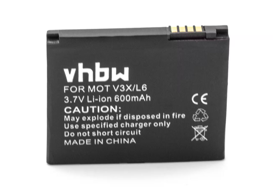 Baterija za telefon MOTOROLA V3X 3,7V 600mAh