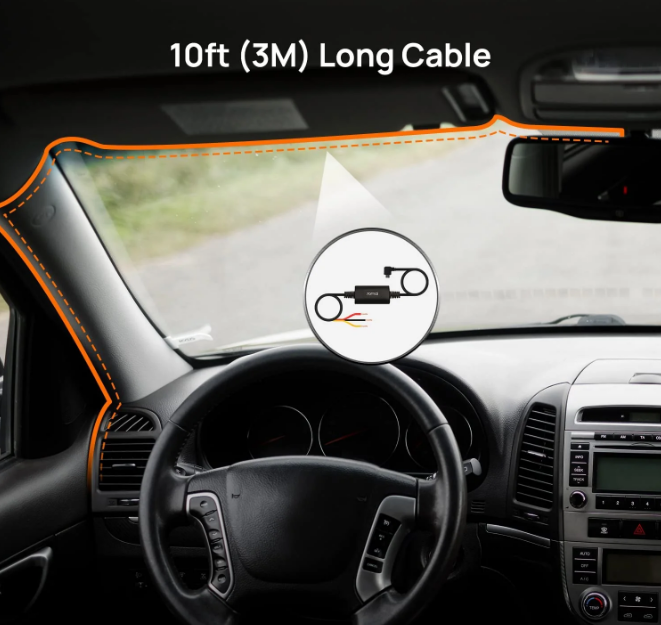 Napojni kabal za dashcam 70mai A800S, A500S Midrive UP02 XIAOMI