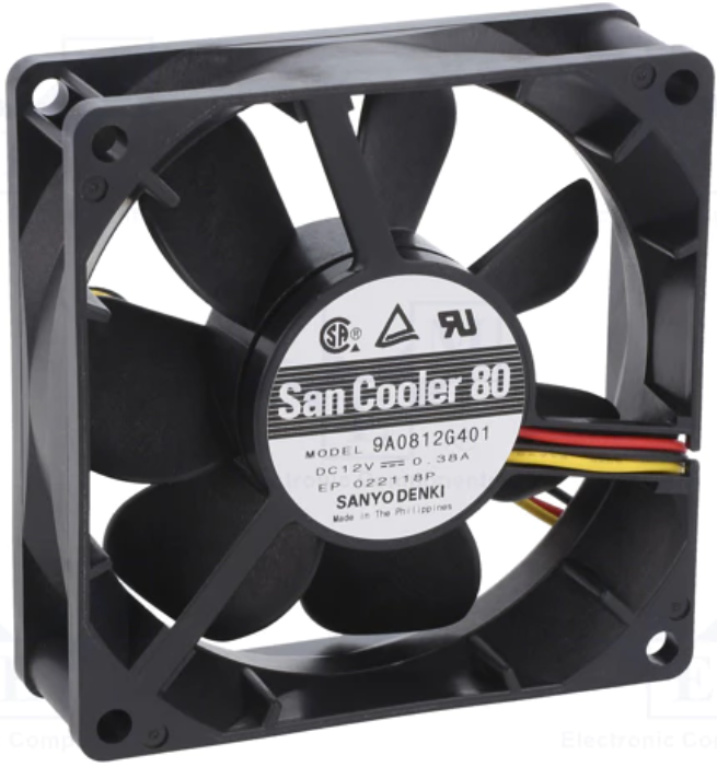 Ventilator 9A0812G401 80x80x25mm SANYO DENKI