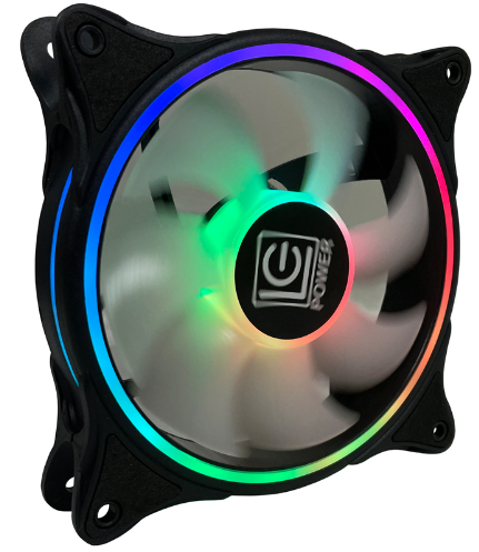 Ventilator LC-CF-120-ARGB-B 120x120x25mm LC-POWER