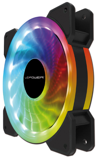 Ventilator LC-CF-120-ARGB-B 120x120x25mm LC-POWER