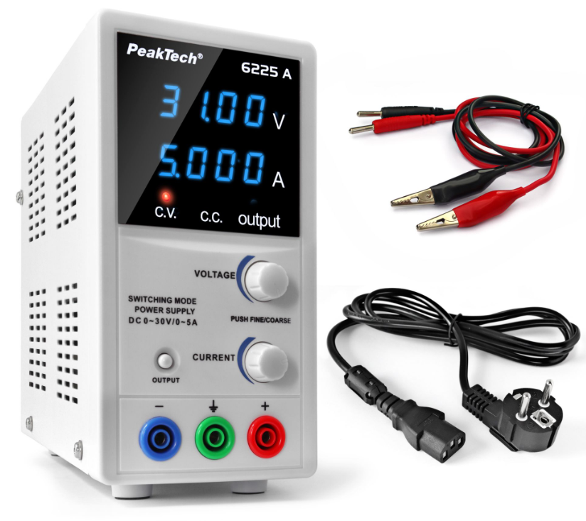Laboratorijska jedinica  PKT-P6225A 0-30V 0-5A PEAKTECH