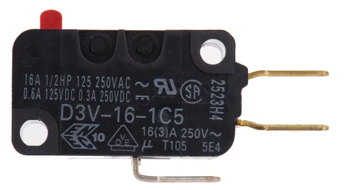 Mikroprekidač 6A 250V D3V-16-1C5-H