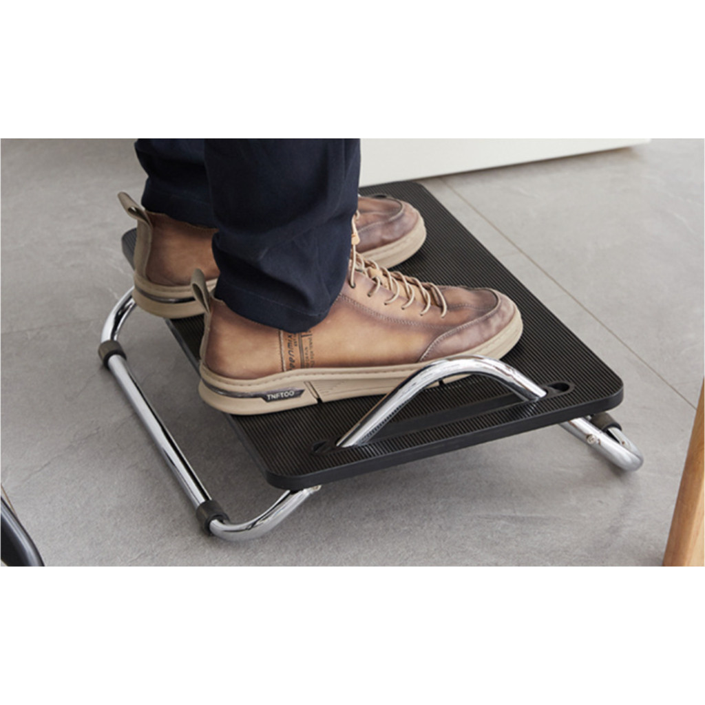 Ergonomski podesivi oslonac za noge crni