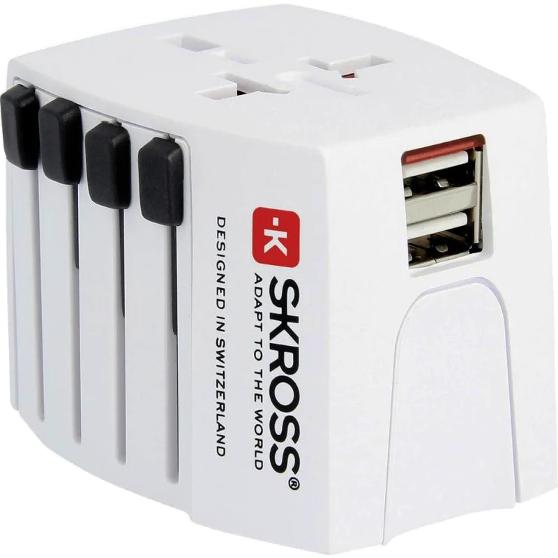 Travel adapter univerzalni 2XUSB
