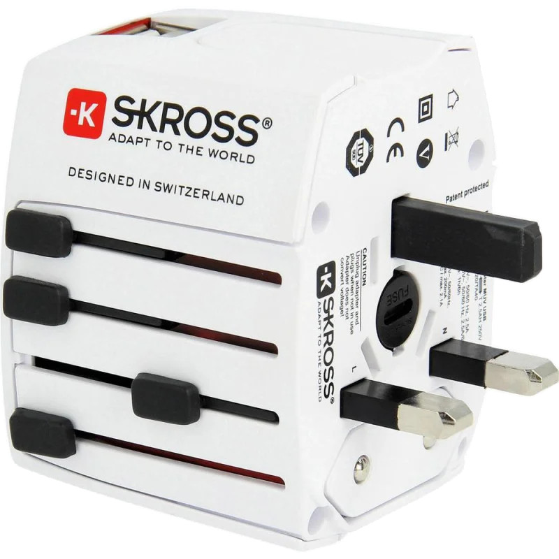 Travel adapter univerzalni 2XUSB