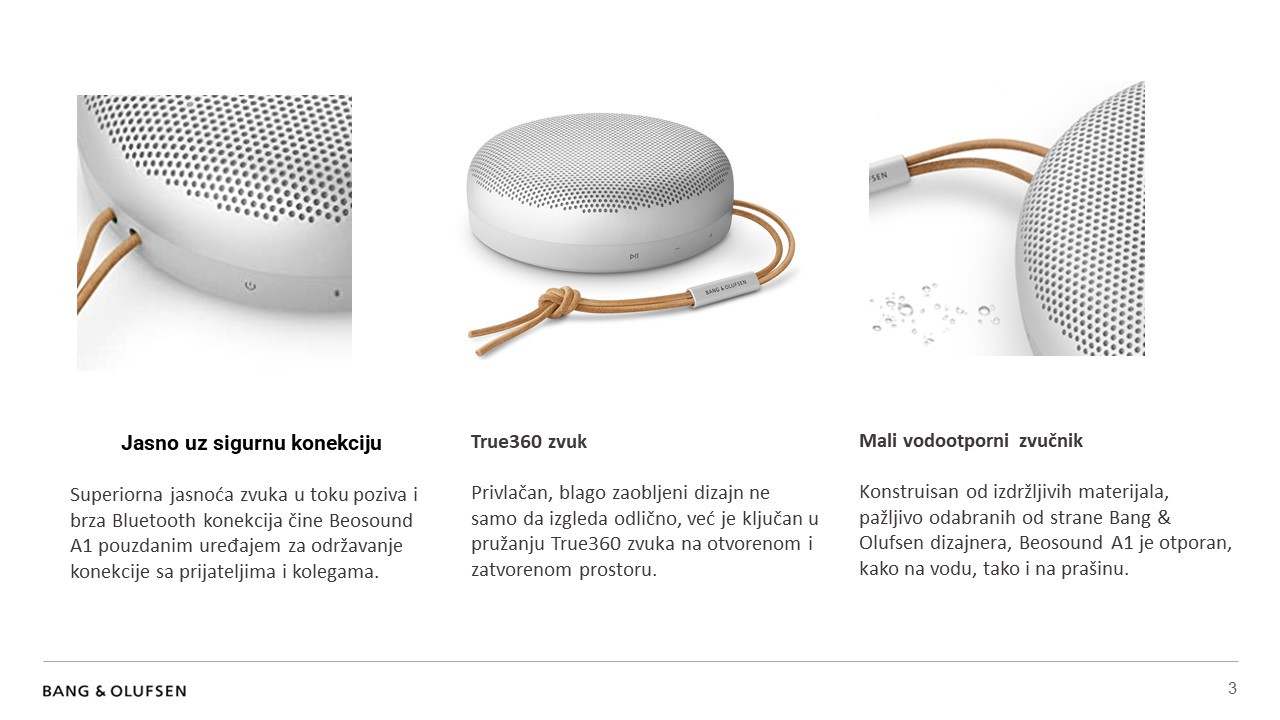 Prijenosni zvučnik BANG OLUFSEN Beosound A1 2nd Gen