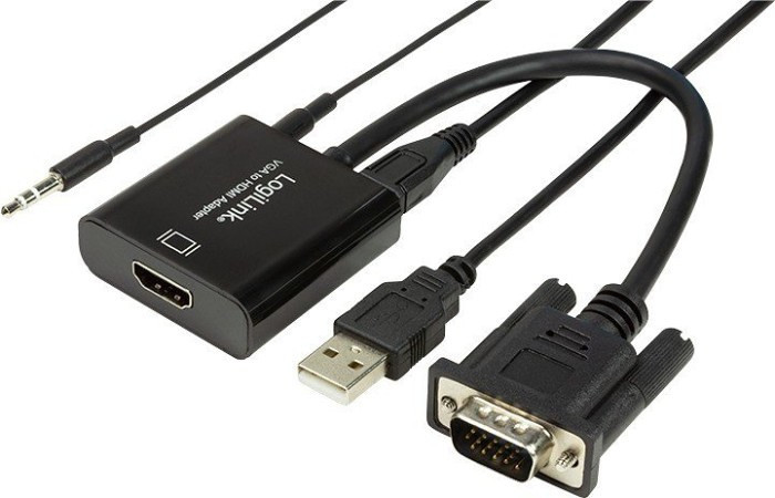 Konverter VGA na HDMI sa audio 3.5mm LOGILINK CV0060