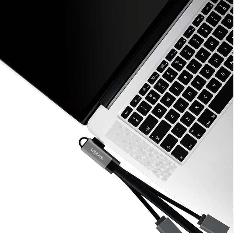 Ugaoni razdjelnik USB-C  3u1 0.15m LOGILINK