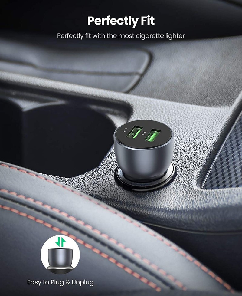 Ultra brzi auto punjač UGREEN 36W