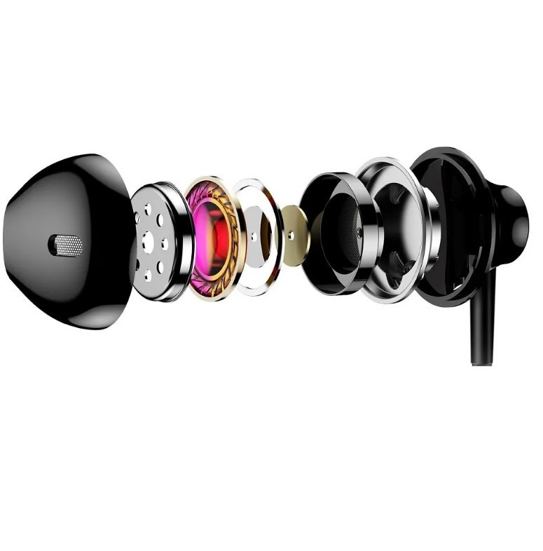Slušalice za mobitel sa mikrofonom IN-EAR 3.5mm crne BASEUS