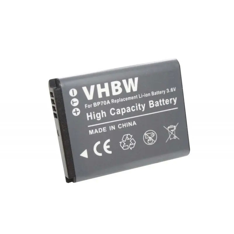 Baterija za kameru DSLR Samsung BP70a VHBW 500mAh 3.6V