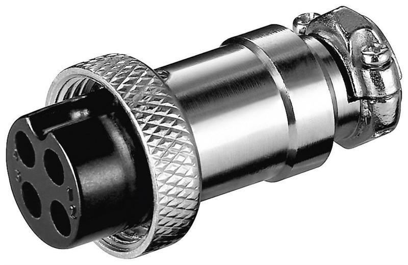 Audio konektor XLR 4 PIN DNC104M