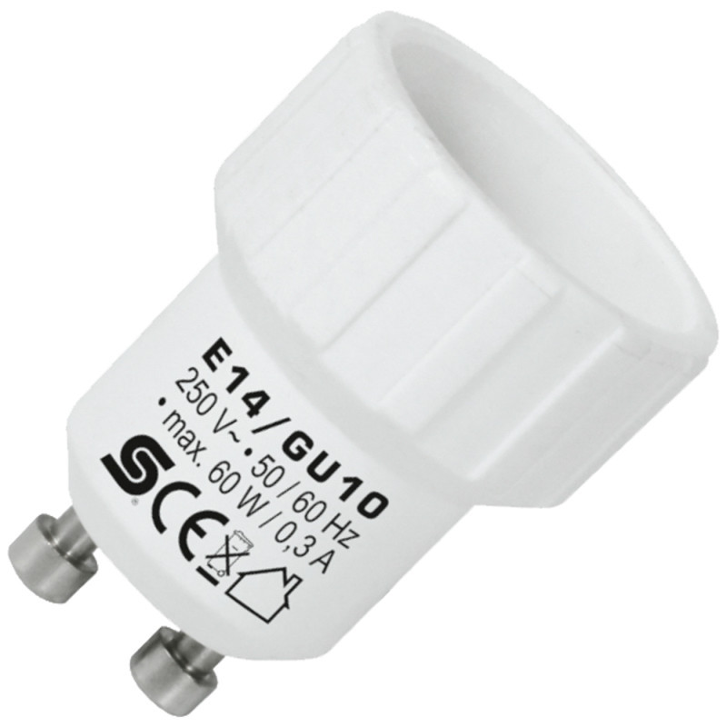 Adapter za sijalično grlo GU10 na E14 HOME