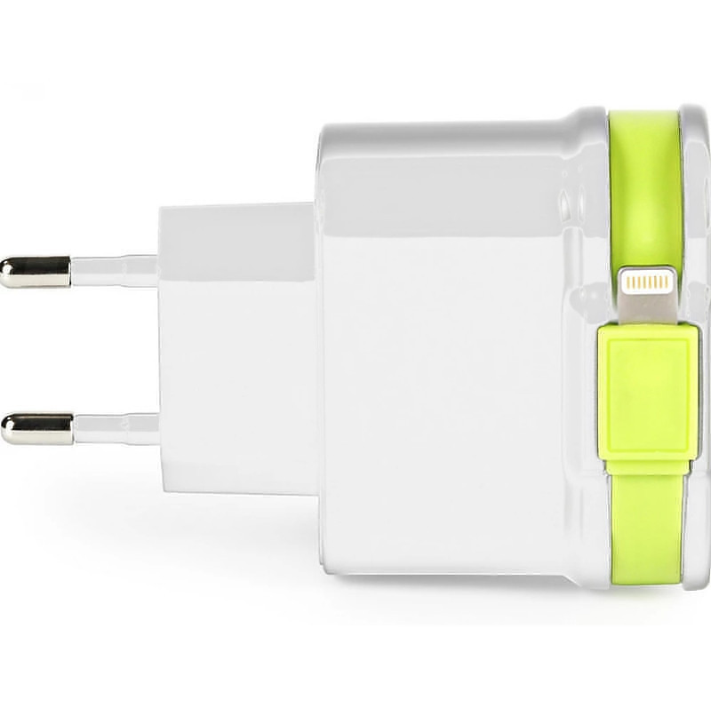 Auto punjač sa 2 USB izlaza i Lightning kablom SWEEX