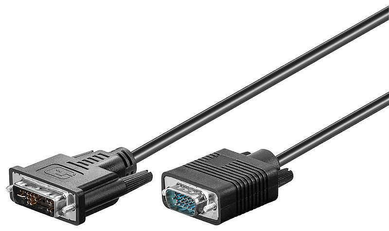 DVI-A kabal 12+5Pin - VGA 2m