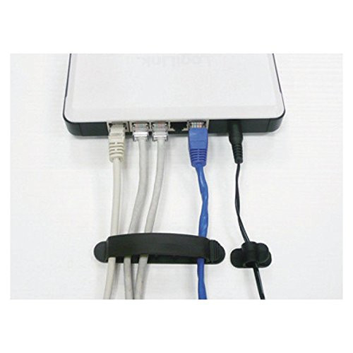 Samoljepljivi organizatori za kablove 10 kom LOGILINK