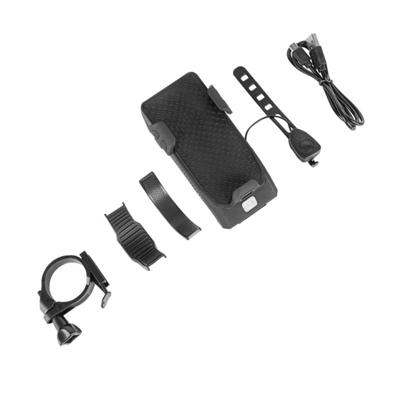 Nosač za telefon sa svjetiljkom i sirenom KM0125