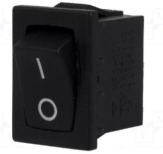 Rocker prekidač 3A 250V RSM101A2C3BK