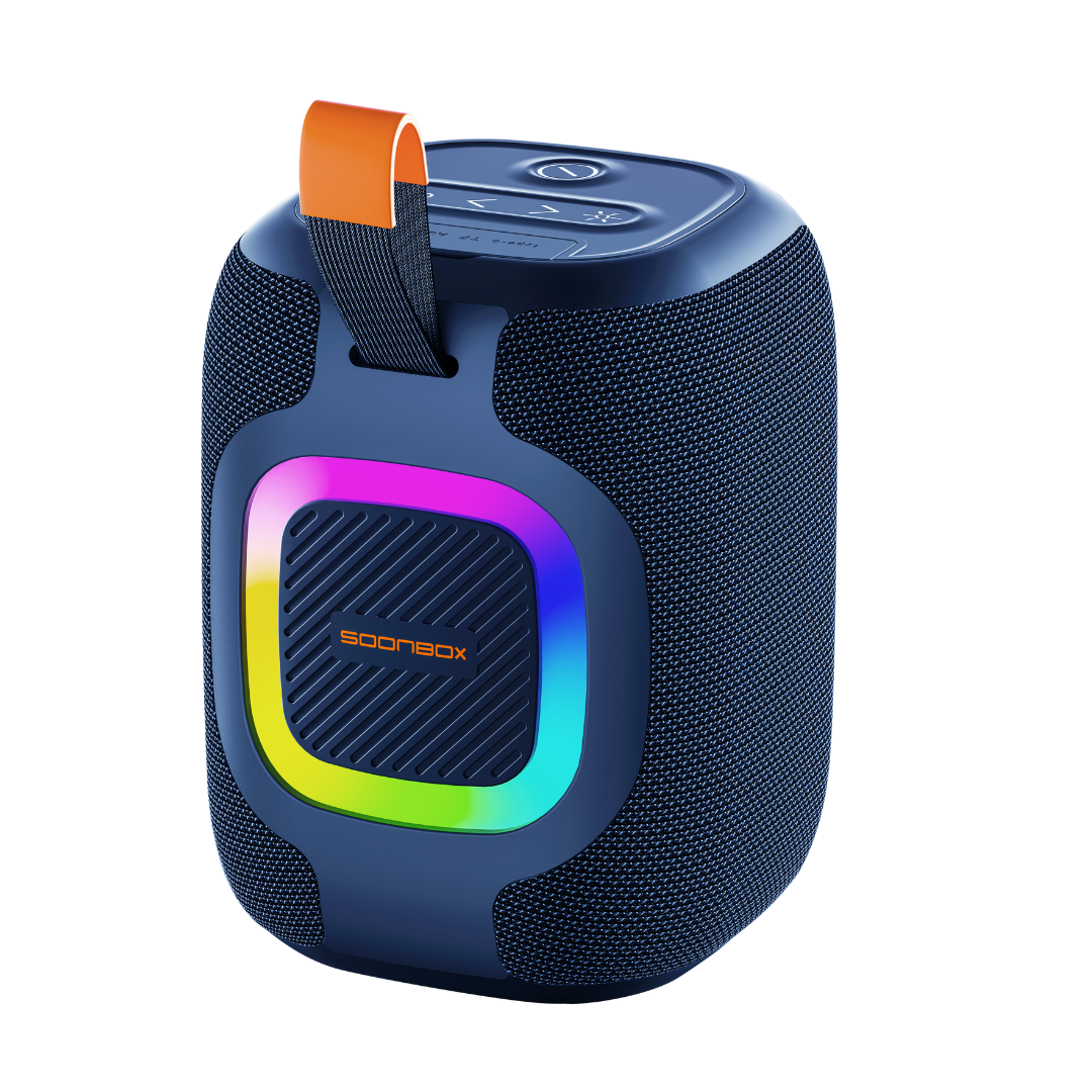 Prijenosni bluetooth zvučnik FM radio SOONBOX S3700MINI plavi