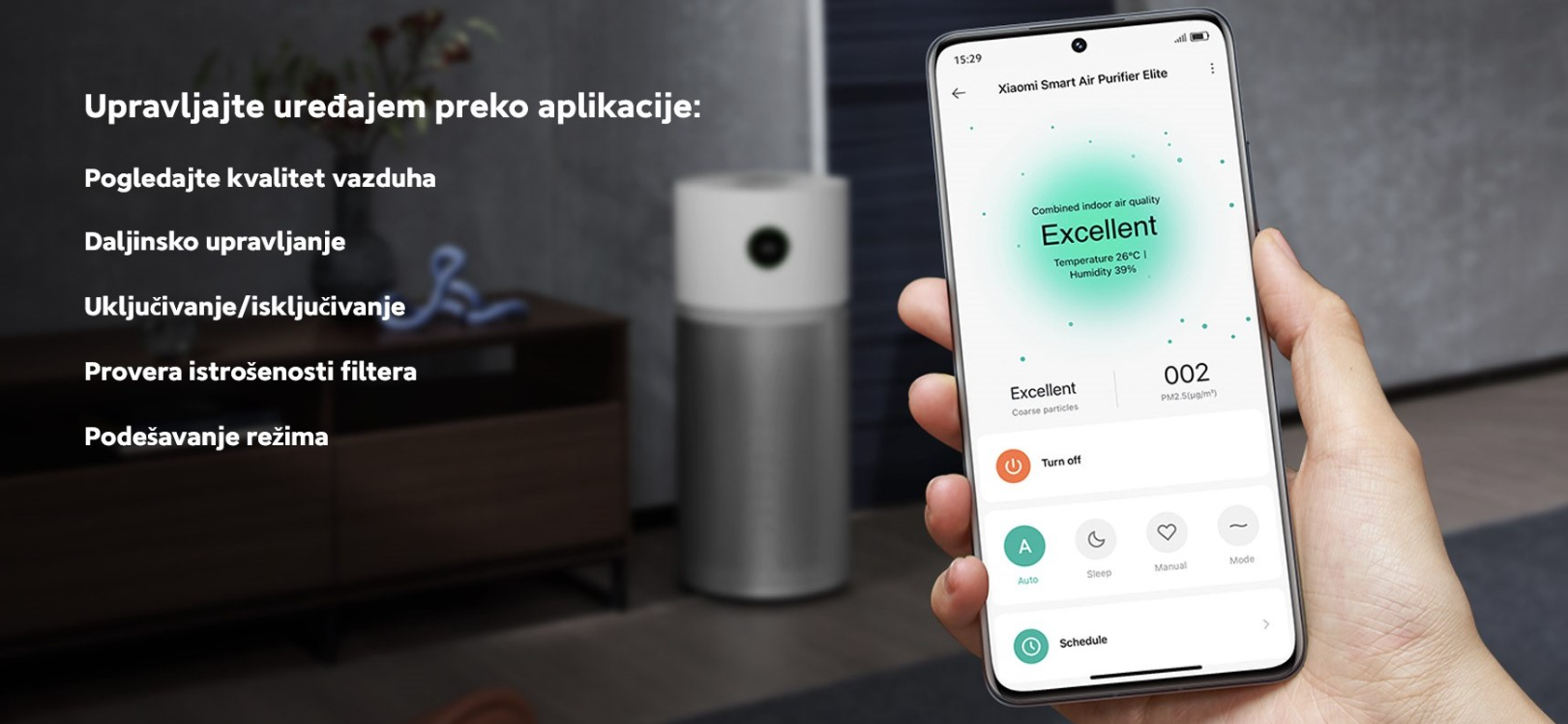 Pročiščivač zraka XIAOMI Elite