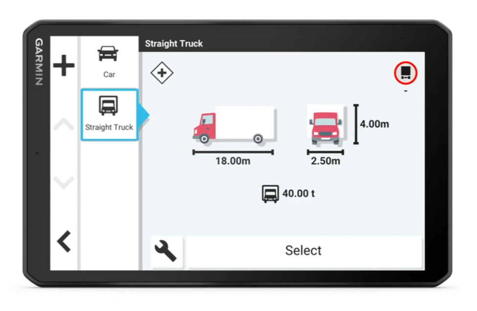 Navigacija za kamion GARMIN Dezl LGV 810 Europe