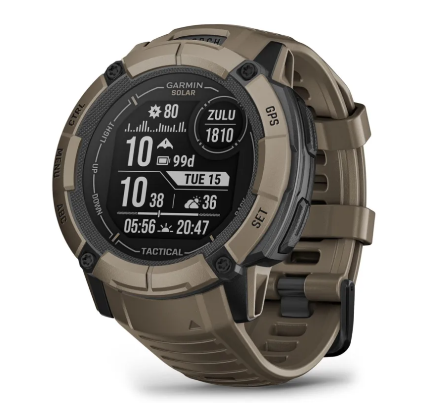 Pametnis sat GARMIN Instinct 2X SOLAR Tactical Edition Coyote Tan