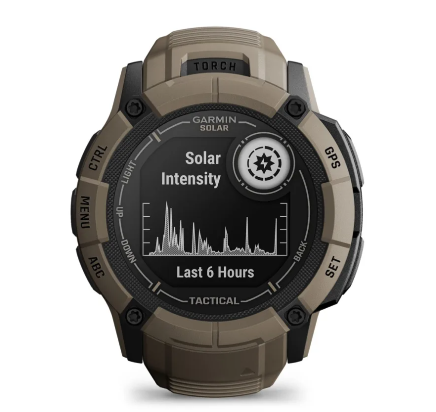 Pametnis sat GARMIN Instinct 2X SOLAR Tactical Edition Coyote Tan