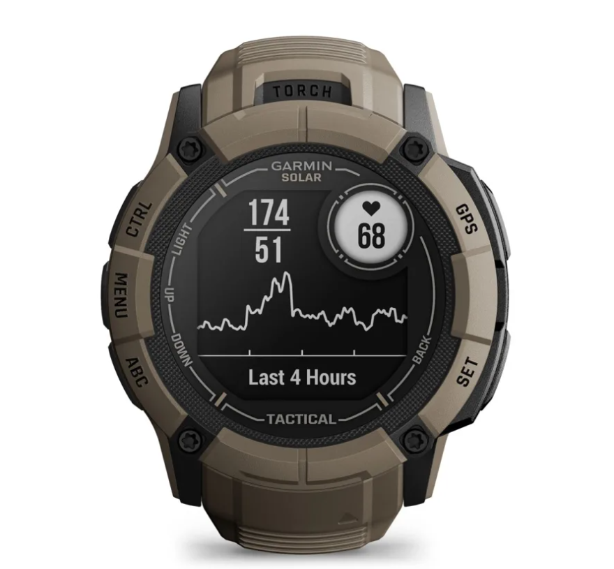 Pametnis sat GARMIN Instinct 2X SOLAR Tactical Edition Coyote Tan