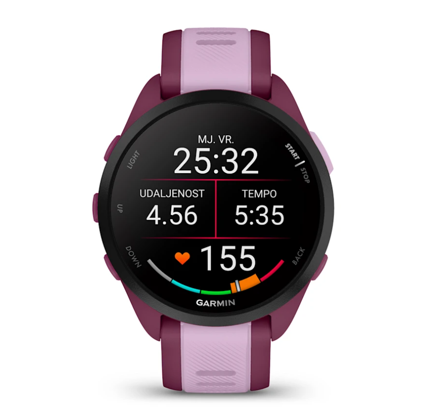 Pametni sat GARMIN Forerunner 165 Music Berry Lilac