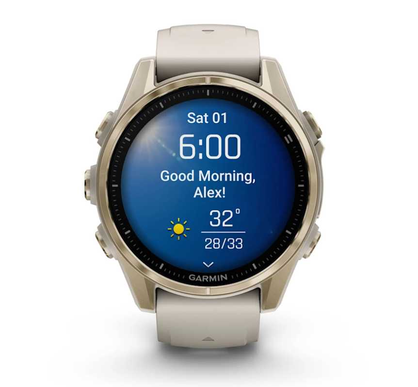 Pametni sat GARMIN FENIX 8 Sapphire Soft Gold Fog Gray/Dark
