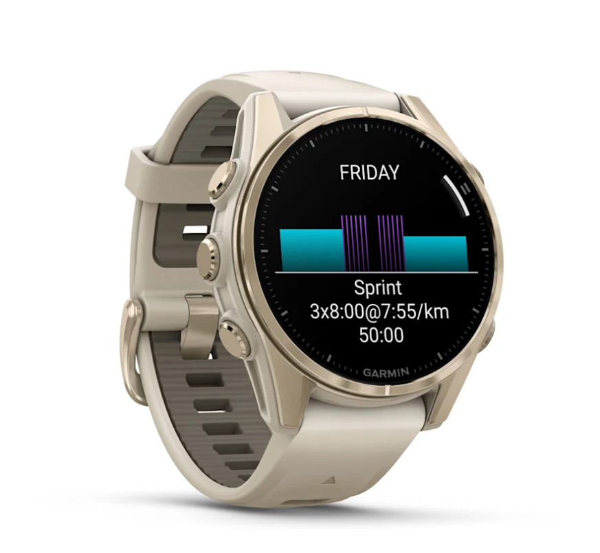 Pametni sat GARMIN FENIX 8 Sapphire Soft Gold Fog Gray/Dark