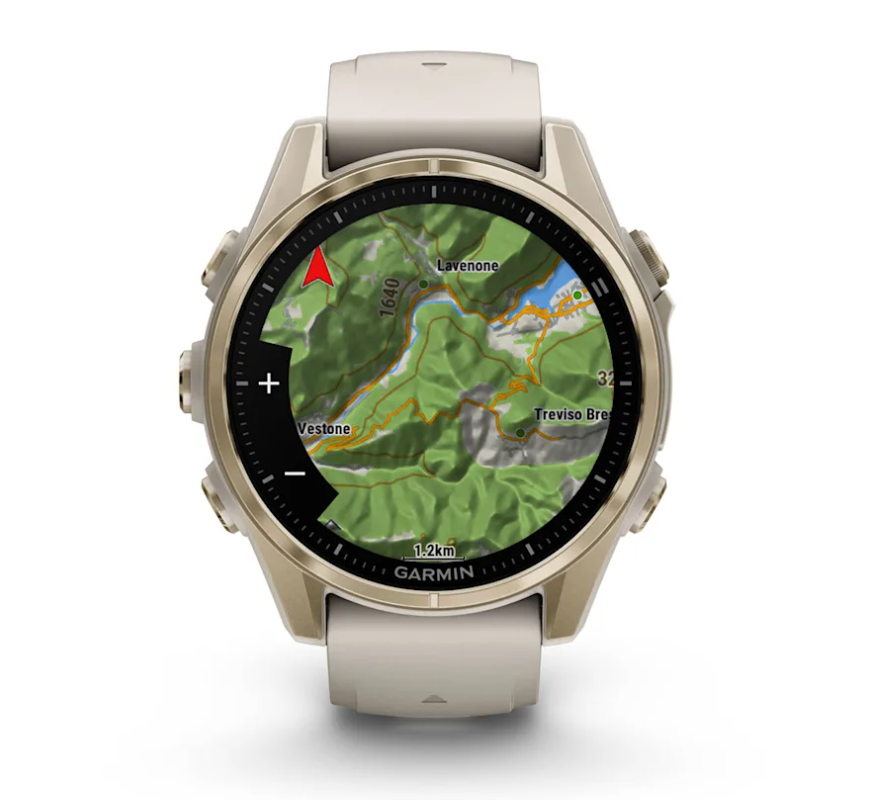 Pametni sat GARMIN FENIX 8 Sapphire Soft Gold Fog Gray/Dark