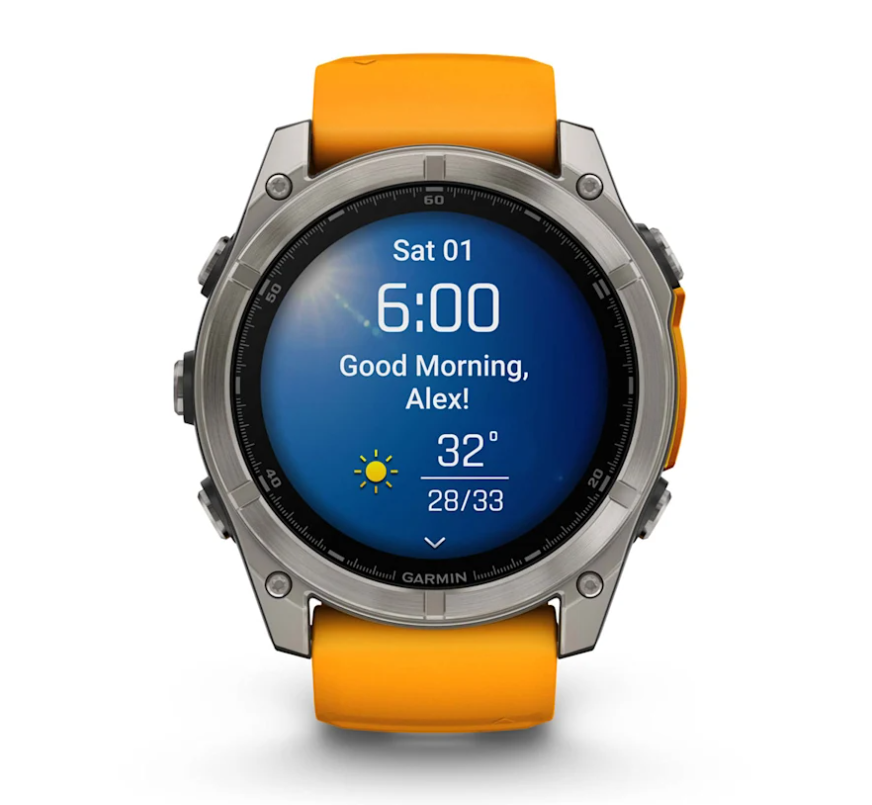 Pametni sat GARMIN FENIX 8 Sapphire Spark Orange