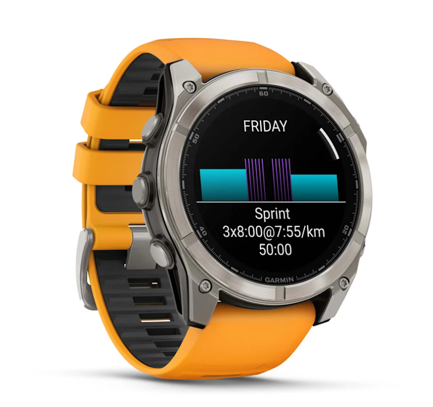 Pametni sat GARMIN FENIX 8 Sapphire Spark Orange