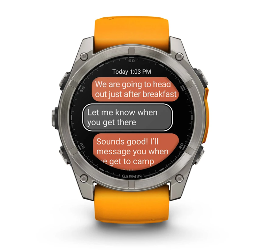Pametni sat GARMIN FENIX 8 Sapphire Spark Orange