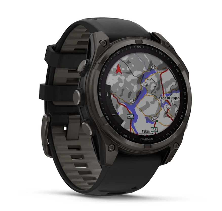 Pametni sat GARMIN 8 Solar Sapphire Black