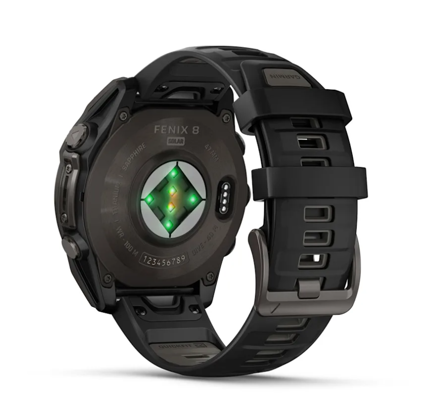 Pametni sat GARMIN 8 Solar Sapphire Black